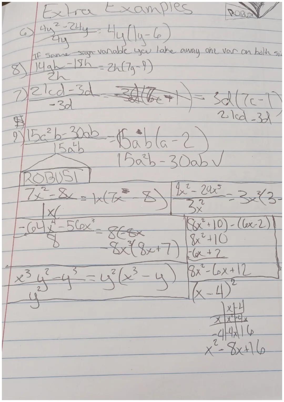 # Factoring Polynomials

Factoring is breaking up a polynomial.
Gaample Below

Ma²+8a
Simplest form

40(4+2)
Factored Form

Polypomals that 