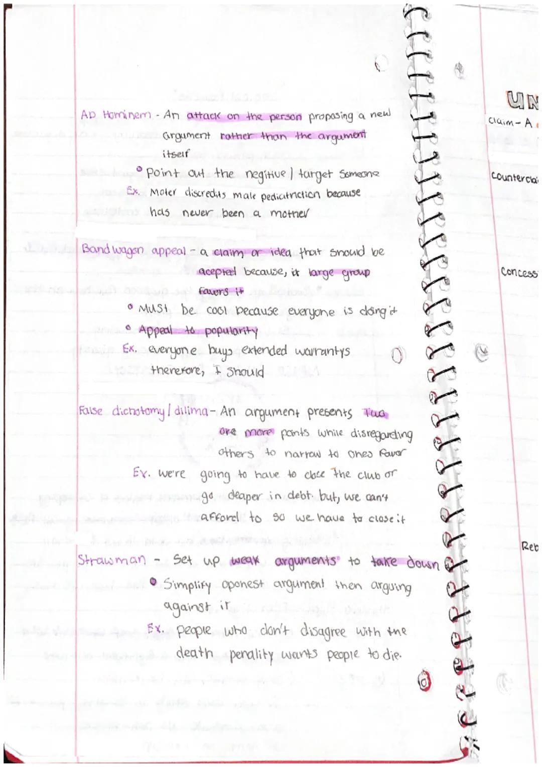 # Logical Fallacies

Fallacies: An error in logical reasoning in an Argument
or a persuasavive text.

*   Flawed Statement that can sound tr