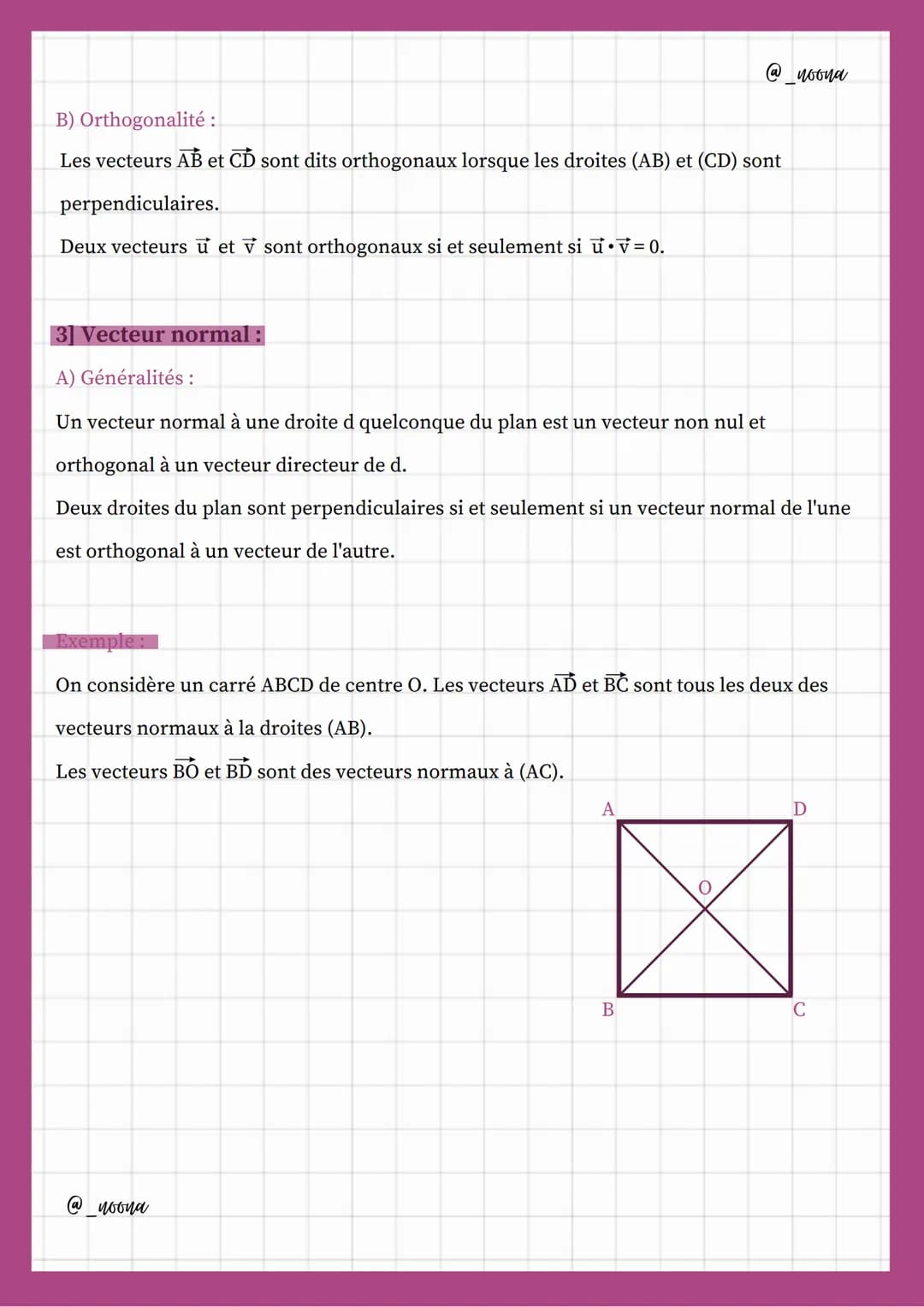 # Produit Scalaire

@_noona

- spé maths rère-

1] Les différentes expressions du produit scalaire :

A) Formule trigonométrique:

L'angle f