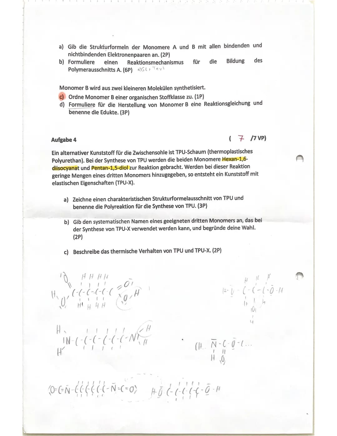 Viel Erfolg!

Ch 12.1
Klausur Nr. 1
1.12.22
Name: Melanie
Punkte:
Notenpunkte:
25,5 / 28 VP
14NP
Healetlen Gliceringch!
(3,5/4 VP)
MARLIN is