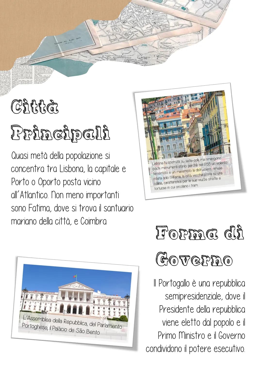 
<h2>Confini</h2>
<p>Il Portogallo confina a nord e a est con la Spagna, ed è bagnato su due lati, ovvero a ovest e a sud, dall'Oceano Atlan