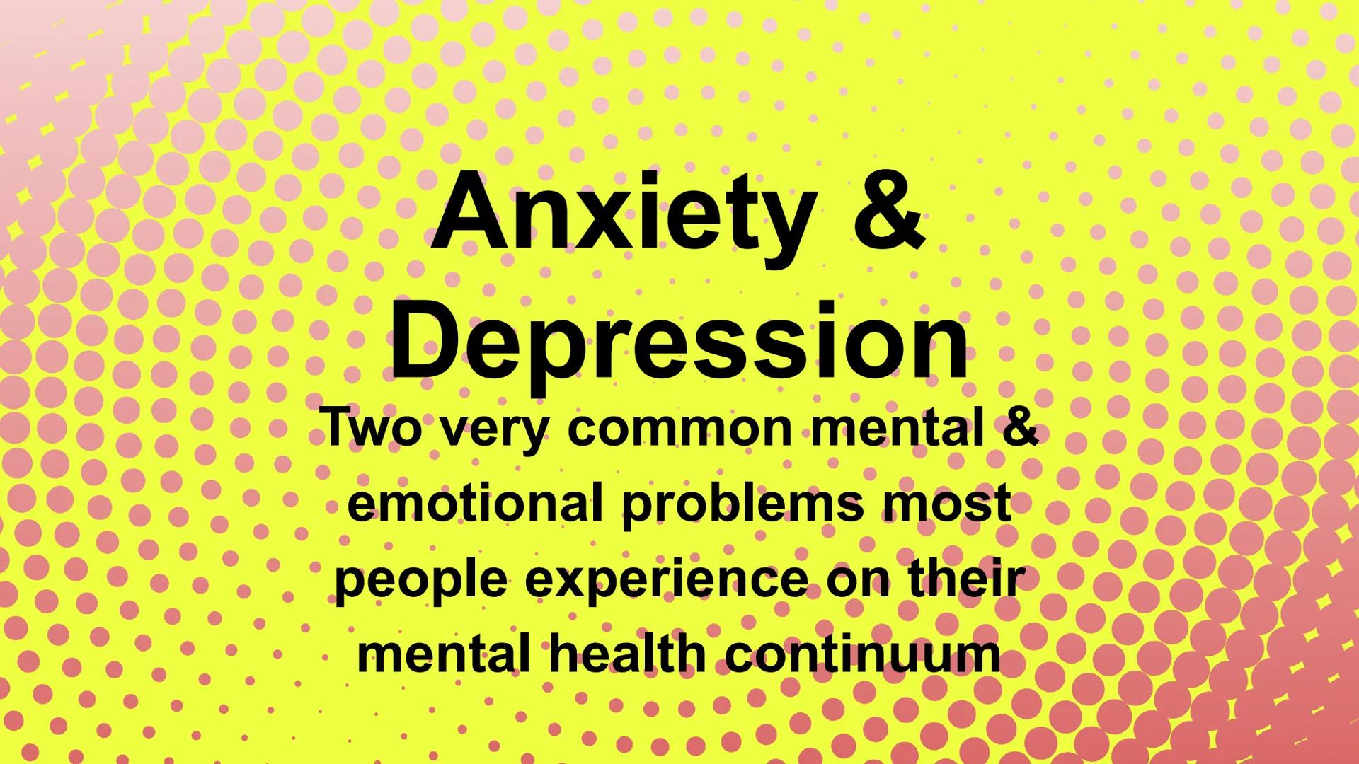 # Mental &

# Emotional

# Problems/issues Mental & Emotional Problems VS Mental
Illnesses/Disorders

• Mental Health = mental well-being; o
