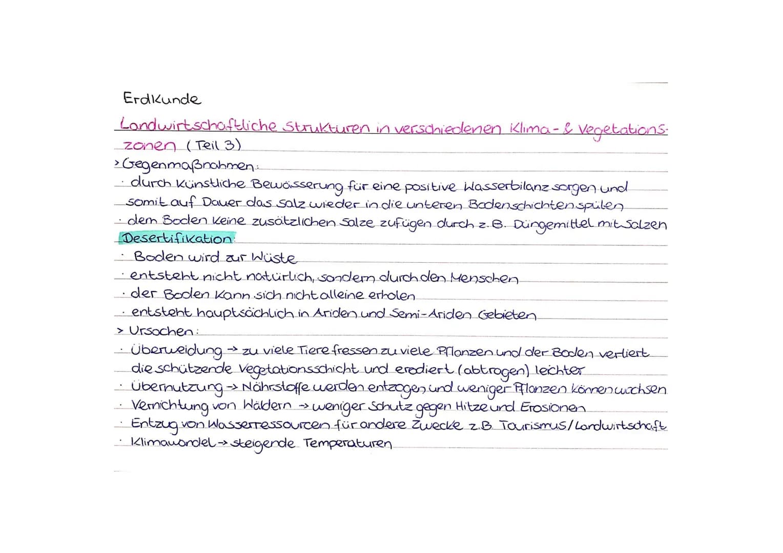 Erdkunde

Landwirtschaftliche Strukturen in verschiedenen Klima-und
Vegetationszonen
Landwirtschaft in den Tropen.

→ sehr gutes Klima ganzj