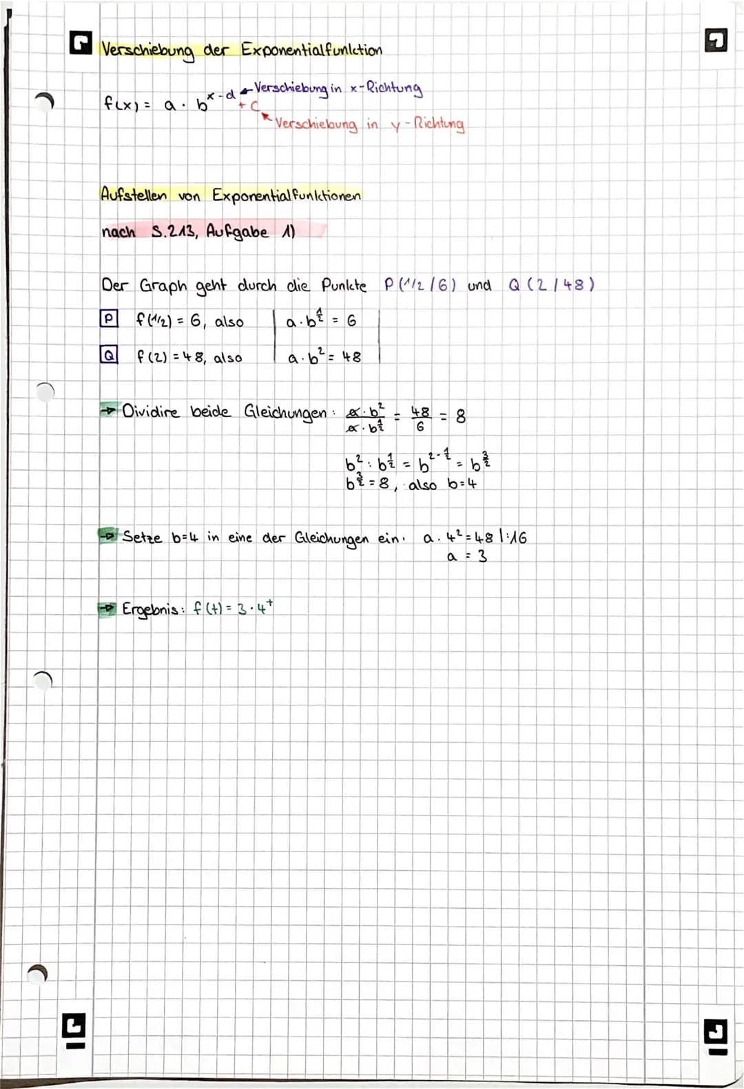 # Exponentialfunktion

Grund-Gleichung: $f(x) = a \cdot b^x$
Anfangswert
Zunahmefaktor b>1
Abnahme faktor bc1

Wachstum

b=1+p%

Z.B. Ein Ho