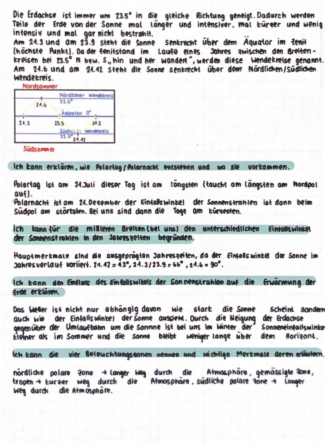 # geografie

Ich kann die Merkmale der Erde als Planeten beschreiben (Gestalt der Erde,
Neigung der Erdachse, Rotation)

Die Erde wird als G