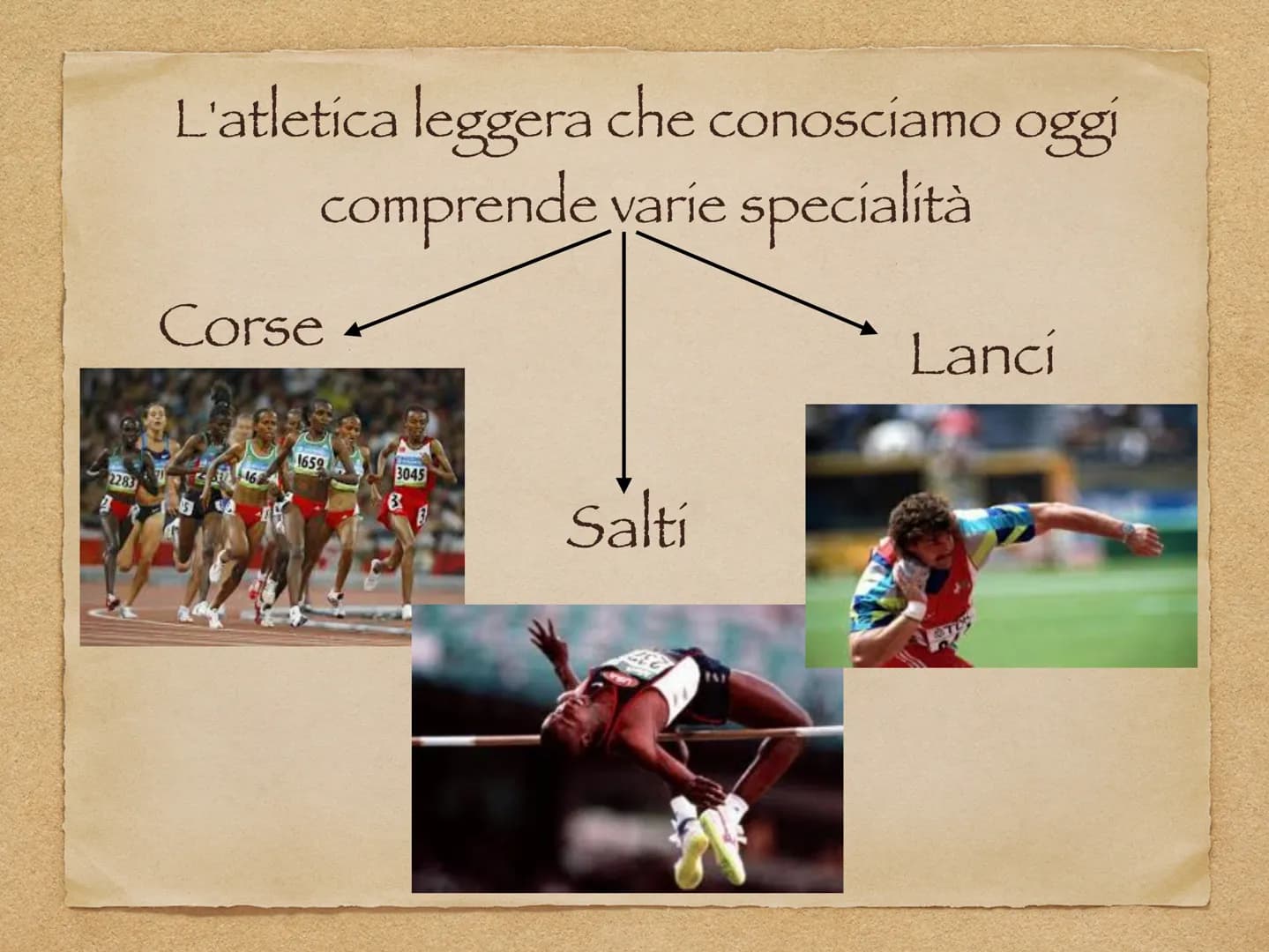 # ATLETICA

# LEGGERA

Dal greco "athlos" lotta o sfida Stadio di Delfi
11
Le origine dell'atletica vanno
ricercate nell'antica Grecia
dove 