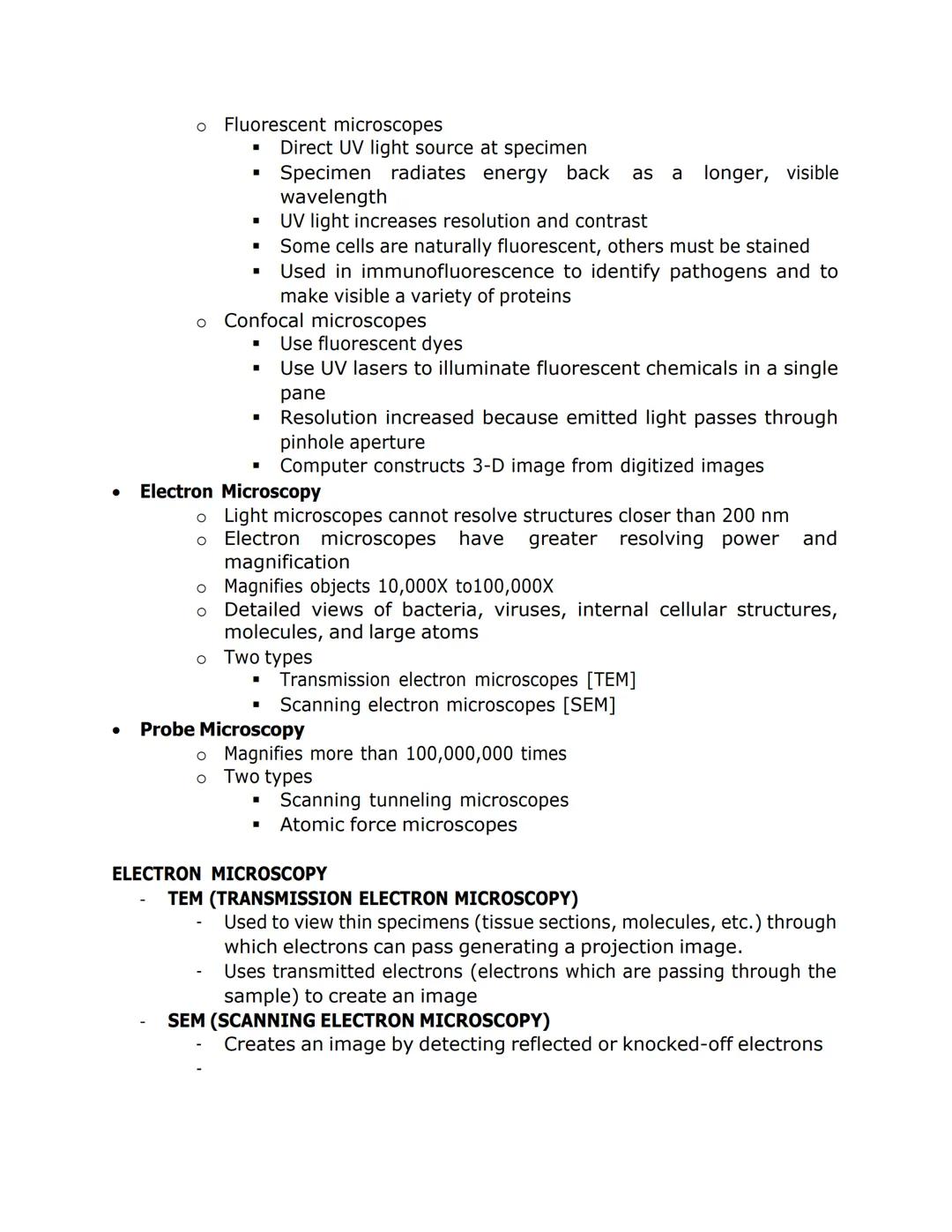 MICROSCOPY AND STAINING

WHY ARE CELLS SMALL?
- As surface area to the volume ration gets smaller as the cell gets large
- If the cells grow