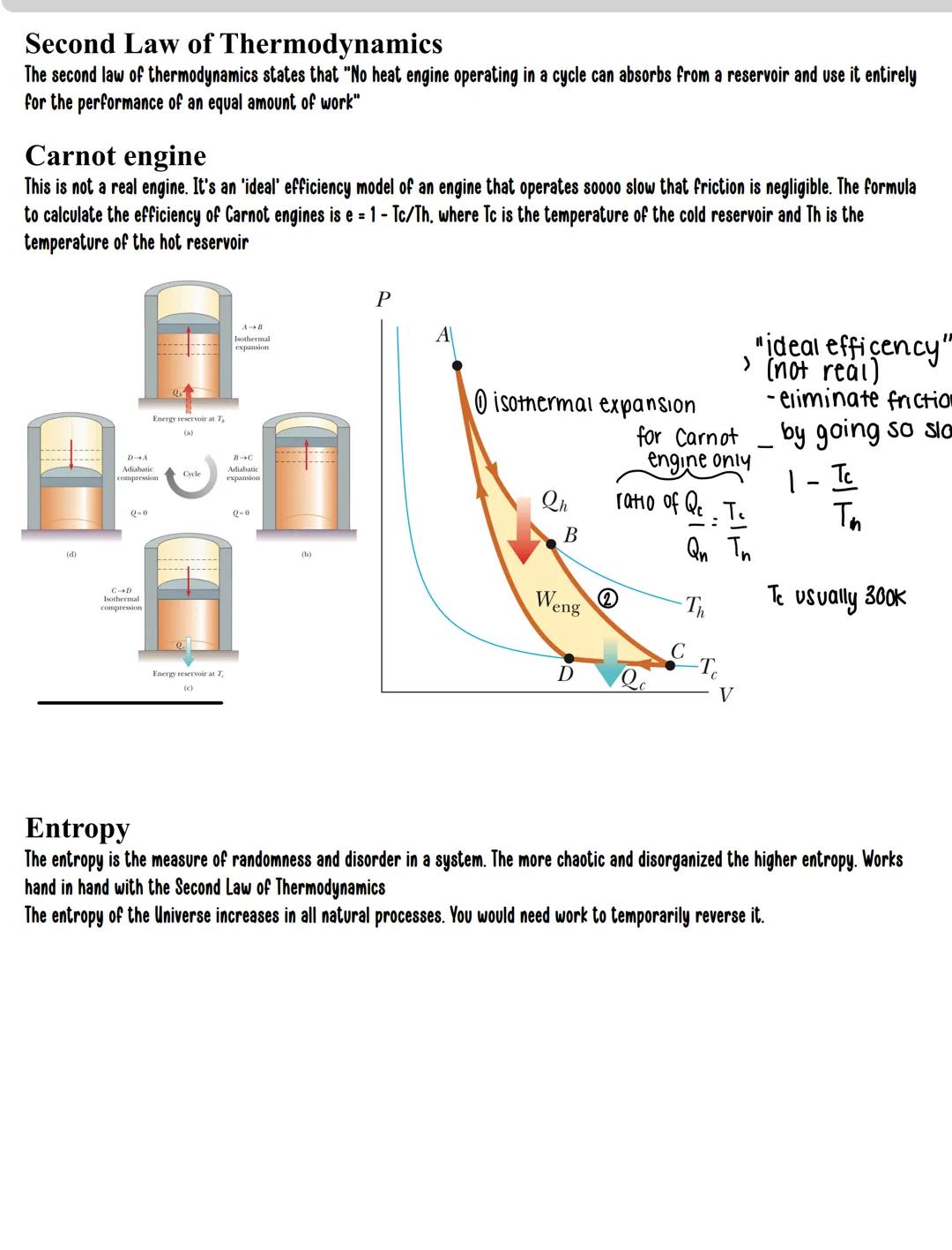 # The Laws of Thermodynamics

Work

F

ΔΧ

→F w>0

← FW20

↑ F w=0

↓

environment

expand

Ay

System

compress

A

Formula for Work

Consi