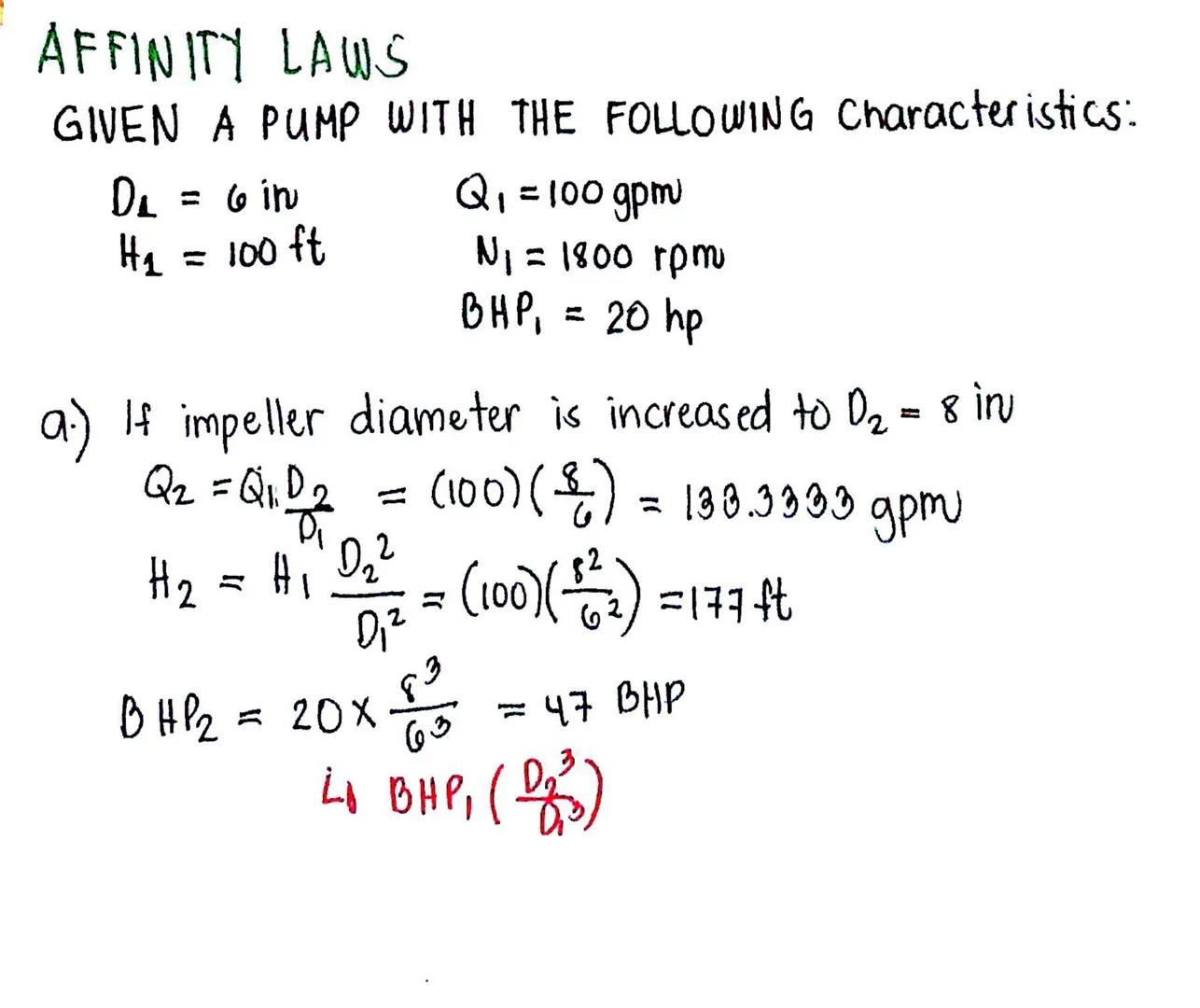 
<h2 id="sampleproblemsandsolutions">Sample Problems and Solutions</h2>
<p>When given a pump with the following characteristics:</p>
<ul>
<l