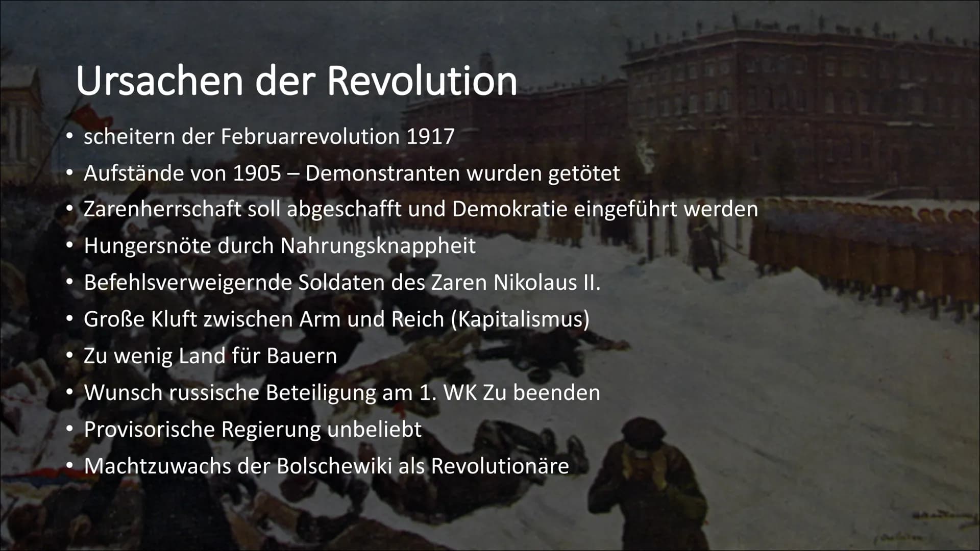 Frankfurt am Main, den 18.10.2021

Oktoberrevolution
1917 Gliederung

• Definition von neuen Begriffen
-> Wiederholung: Was ist eine Revolut
