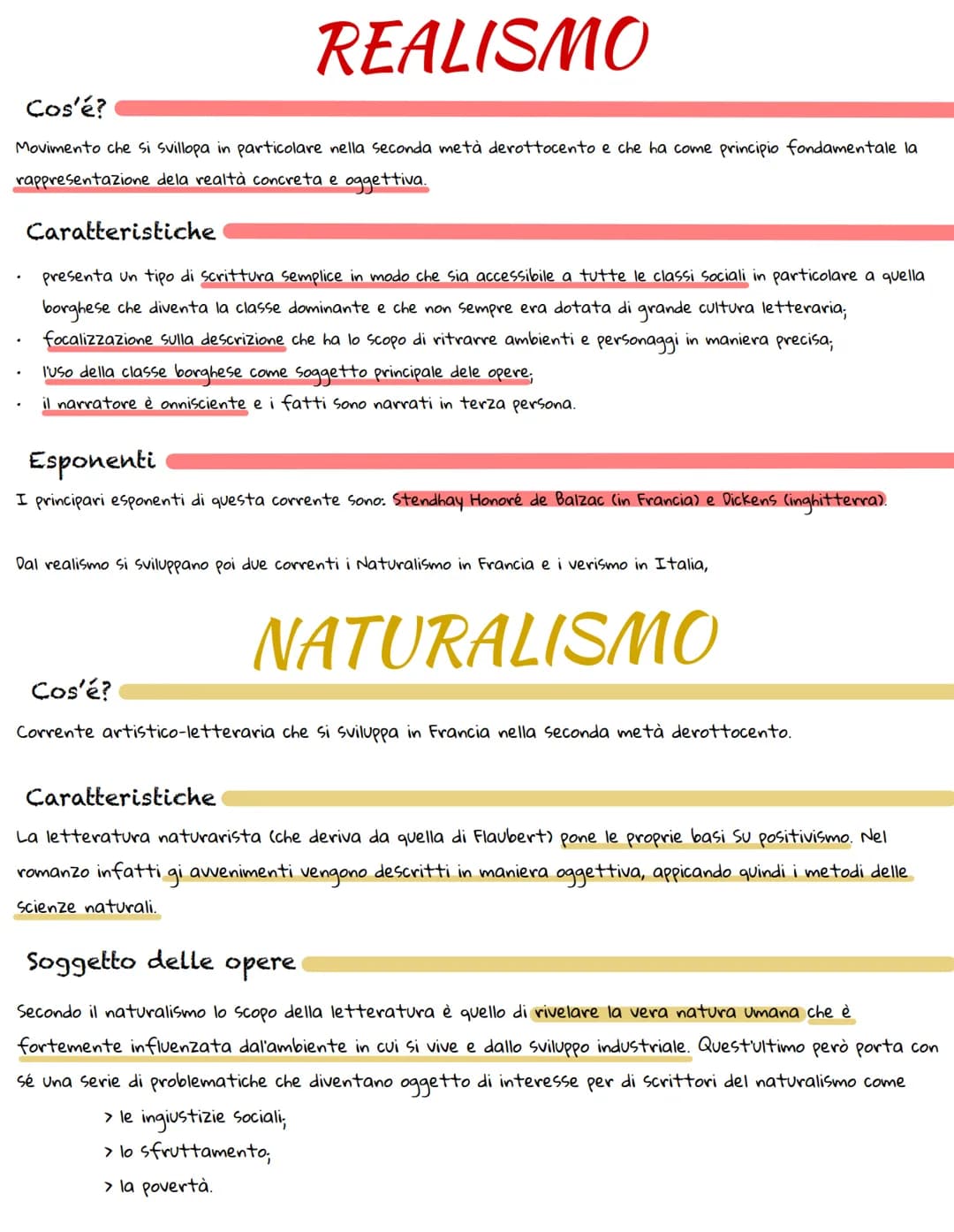 ITALIANO # REALISMO

Cos'é?

Movimento che si svillopa in particolare nella seconda metà derottocento e che ha come principio fondamentale l