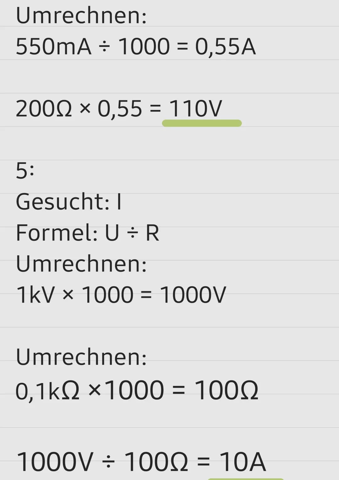 # Das Ohmsche Gesetz

URI

Bedeutung Einheit

U = Spannung = V
R = Wiederstand = $\Omega$
| = Stromstärke = A

Einheiten Abkürzung/ Voller n