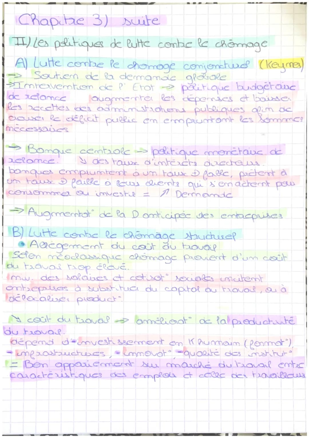 # SES Chapitre 3 Le chômage

Chomoge: ensemble des persones sams
empla, a la recherche d'um emploi et disponibles
pour l'occuper. Chomewas f