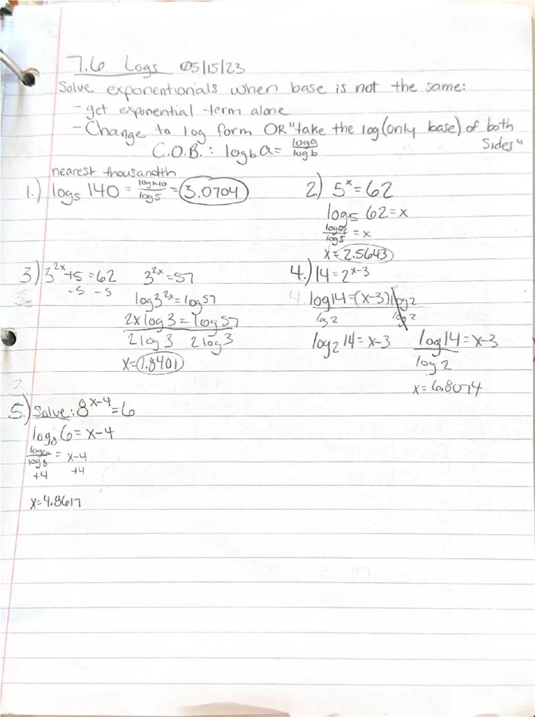 # 7.1 Exponential Growth Decay 04/27/123

formalas

General form

$y = a \cdot b^x$

Starting
Value

^ growth factor
(that are we
multiplyin