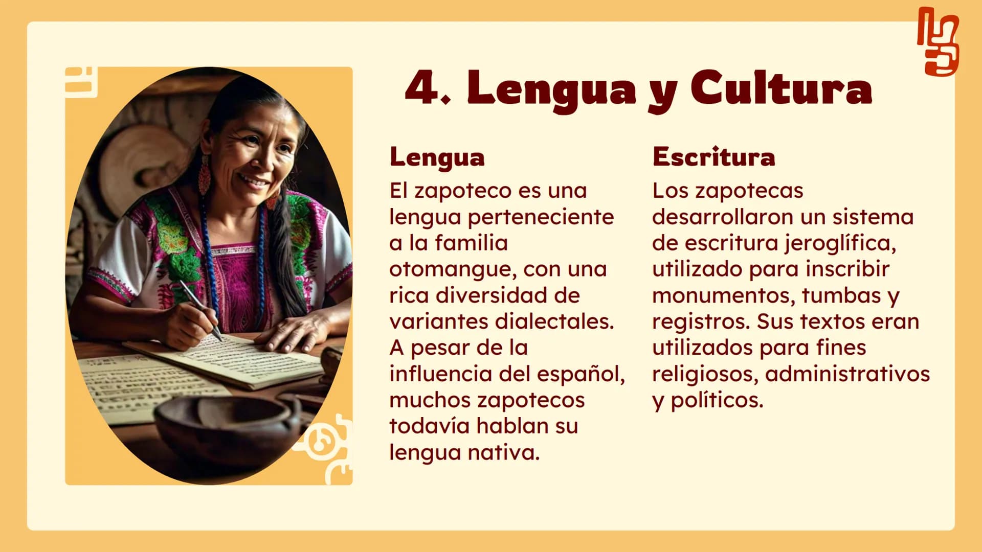 # LOS
# ZAPOTECAS 01

¿Quiénes son
los zapotecas?

Los zapotecas son un pueblo indígena originario
del Valle de Oaxaca, en el sur de México.