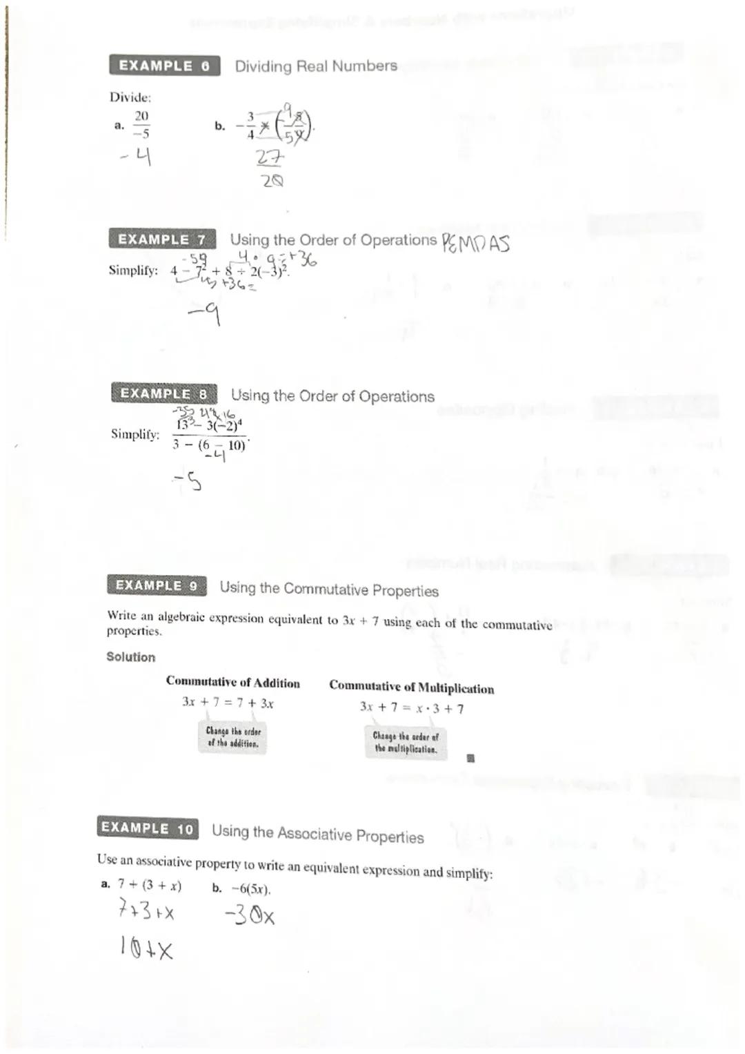 V
# Operations with Numbers & Simplifying Expressions

**EXAMPLE 1** Finding Absolute Value

Find the absolute value:
a. |-4|
b. |3.5|
c. |0