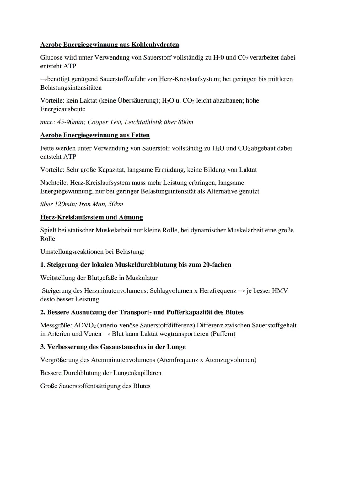 # Sport Zusammenfassung
Trainingslehre

## Allgemeine Gesetzmäßigkeiten des Trainings

### 1. Qualitätsgesetz (physiologisches Gesetz)

Spez