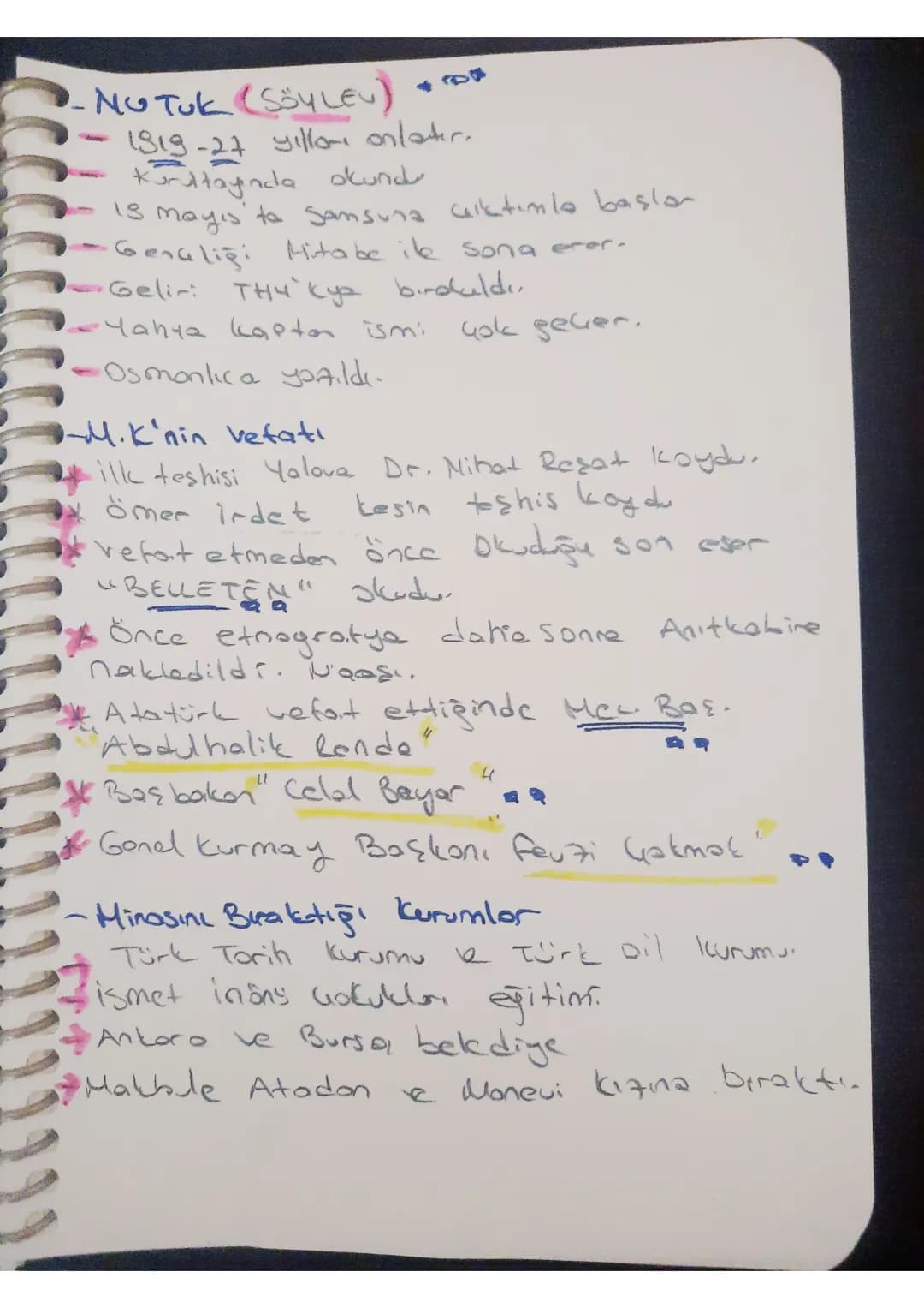 -ATAOLK HAYATI

- Öğrenim Hayatı
1- Mahalle Mektebi
2-Semsi Efendi
3-Selanik Askari Rüstiyesi
4-Monastır Askari idadisi
5- Harp Okulu
6- Har