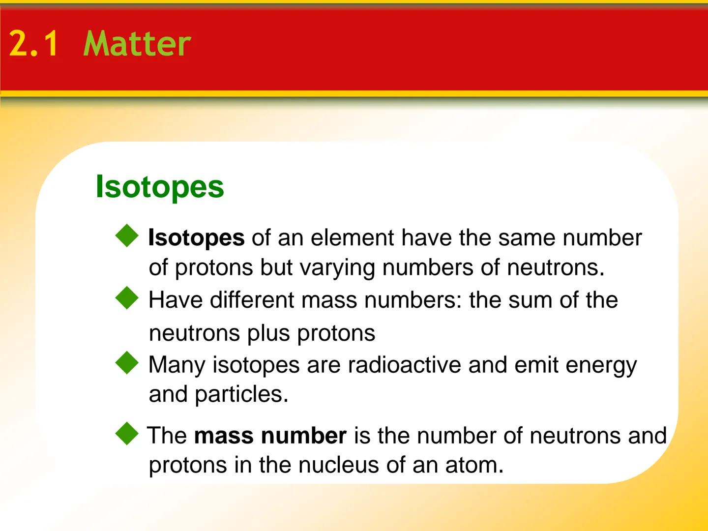 Chapter

2 Minerals # 2.1 Matter

## Elements and the Periodic Table

*   Elements are the basic building blocks
of minerals.

*   Over 100 