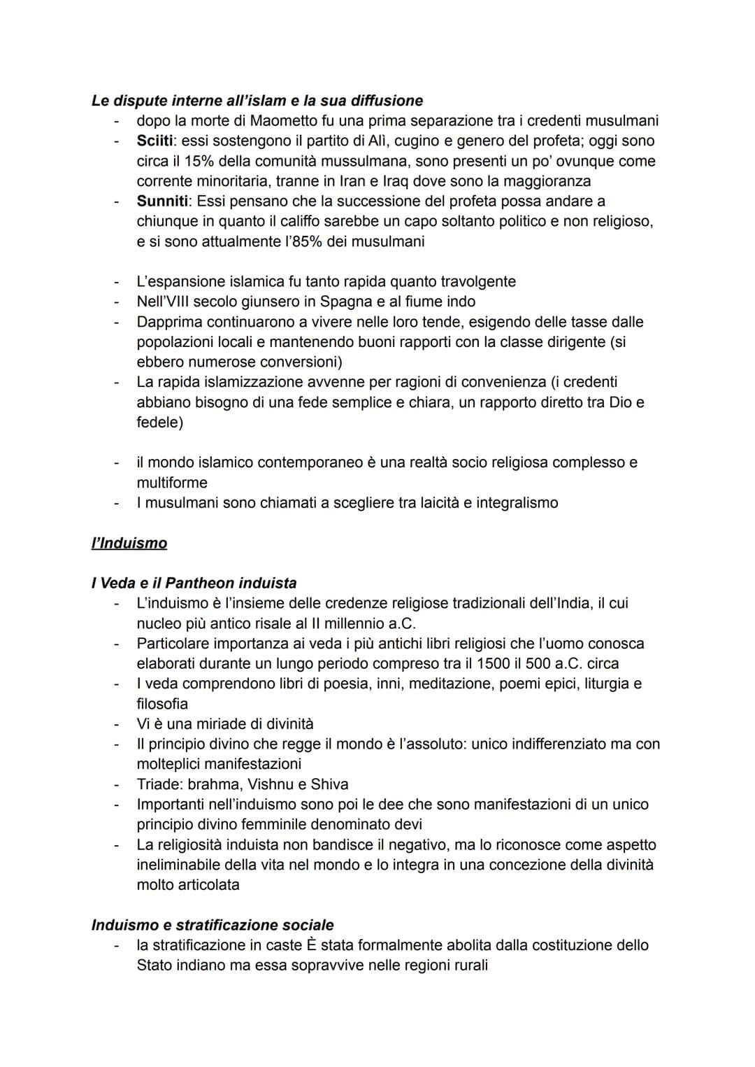 # Le religioni

L'esperienza religiosa

Un'esperienza intensa e coinvolgente

- L'esperienza religiosa è una delle più intense e coinvolgent