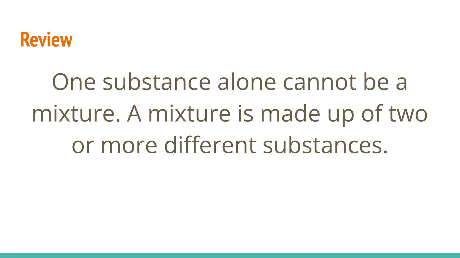 # Separating Mixtures

IMPURE
LIQUID
(BOILING)

COLD
WATER

IN

OUT

DISTILLED
LIQUID # Classifying Substances

Substances

Pure Substances
