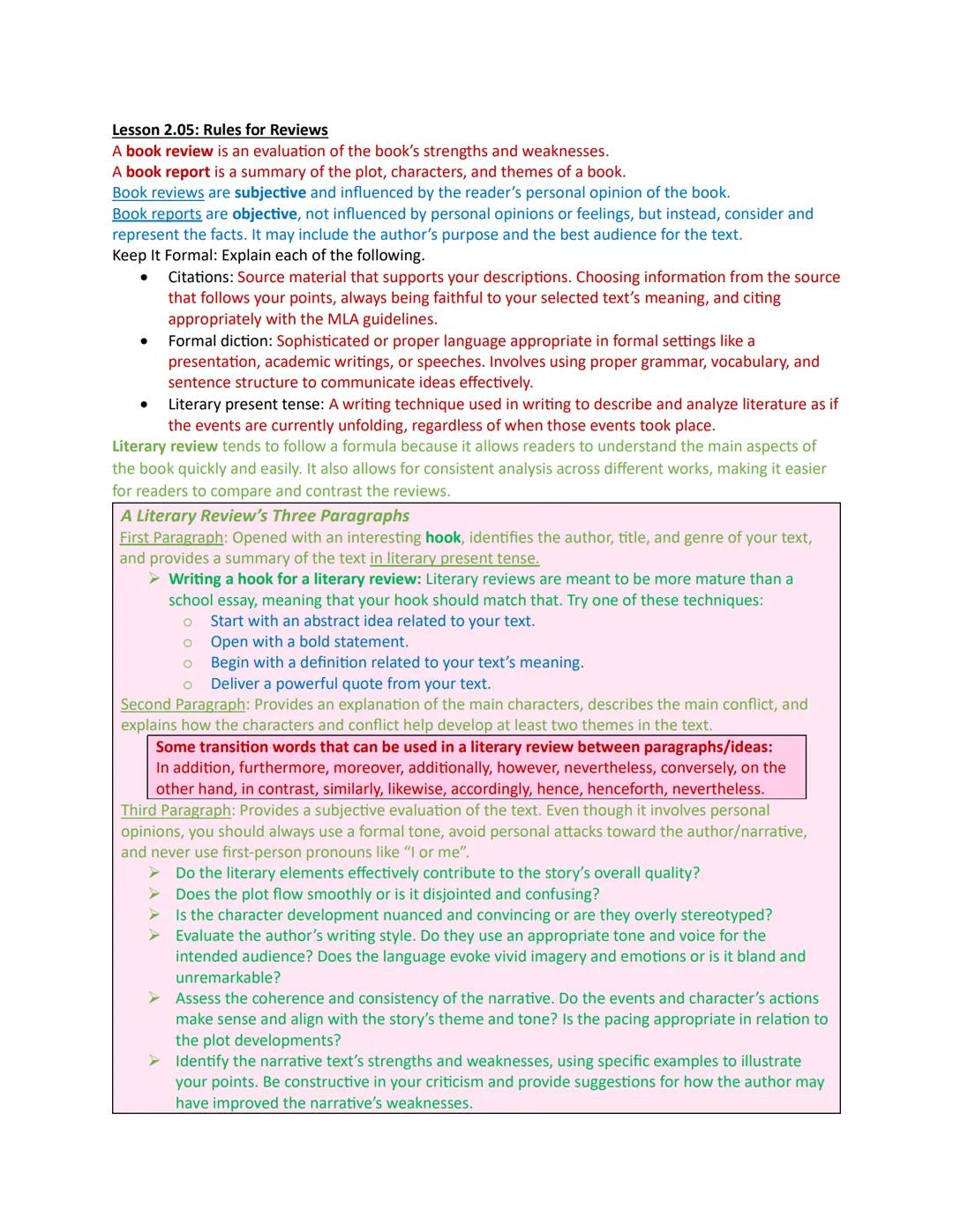# Module 2: Learn From a Classic
Be sure that you complete the "Novel Selection Form" on the announcement page in the course
(at the top of 