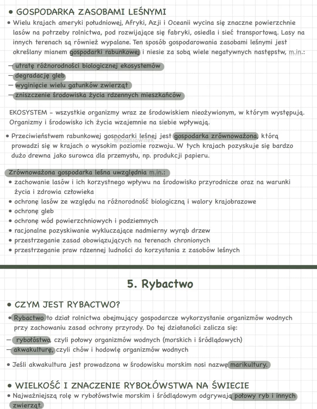 # ROLNICTWO, LEŚNICTWO I
RYBACTWO

## 1. Czynniki rozwoju rolnictwa

* CZYNNIKI ROZWOJU ROLNICTWA
| przyrodnicze (wywodzące się z natury) | 