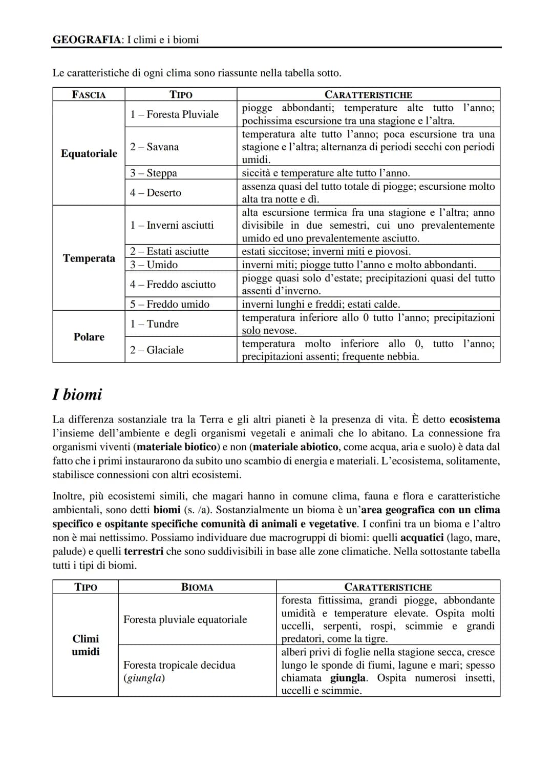 GEOGRAFIA

I biomi e il clima

Rif. pp. 352 - 357

Flavio Fortuna
APPUNTI SUL CORSO # GEOGRAFIA: I climi e i biomi

## Il tempo e il clima


