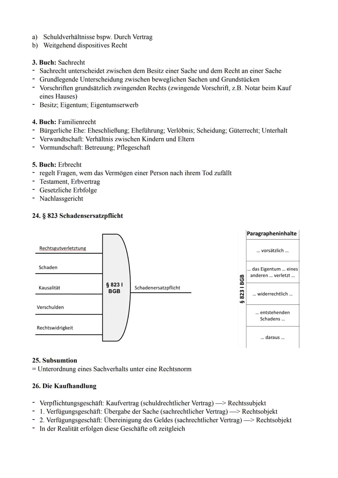# Zusammenfassung für Wirtschaftsklausur (Recht)

1. Rech und Gerechtigkeit

1.1 Gleichheit
- Grundsatz der Gleichheit sieht vor, dass niema
