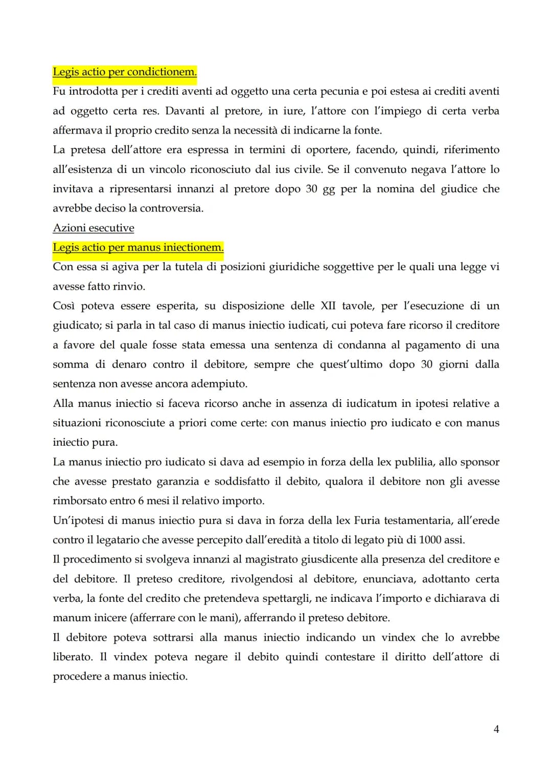 # IL PROCESSO.

Per il diritto romano il rapporto tra il diritto sostanziale e il processo era diverso; le norme
processuali erano, infatti,