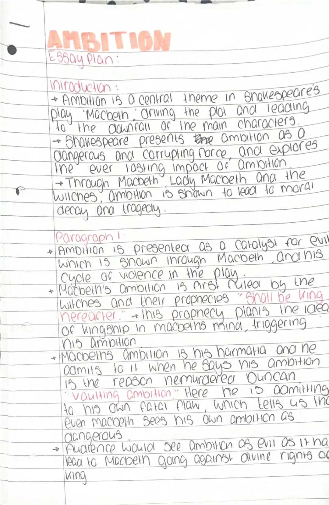 SUPERNATURAL
Essay plan
Paragraph Introduction:
- The Supernatural is the forces beyond the
natural world, such as witches, ghosts and visio