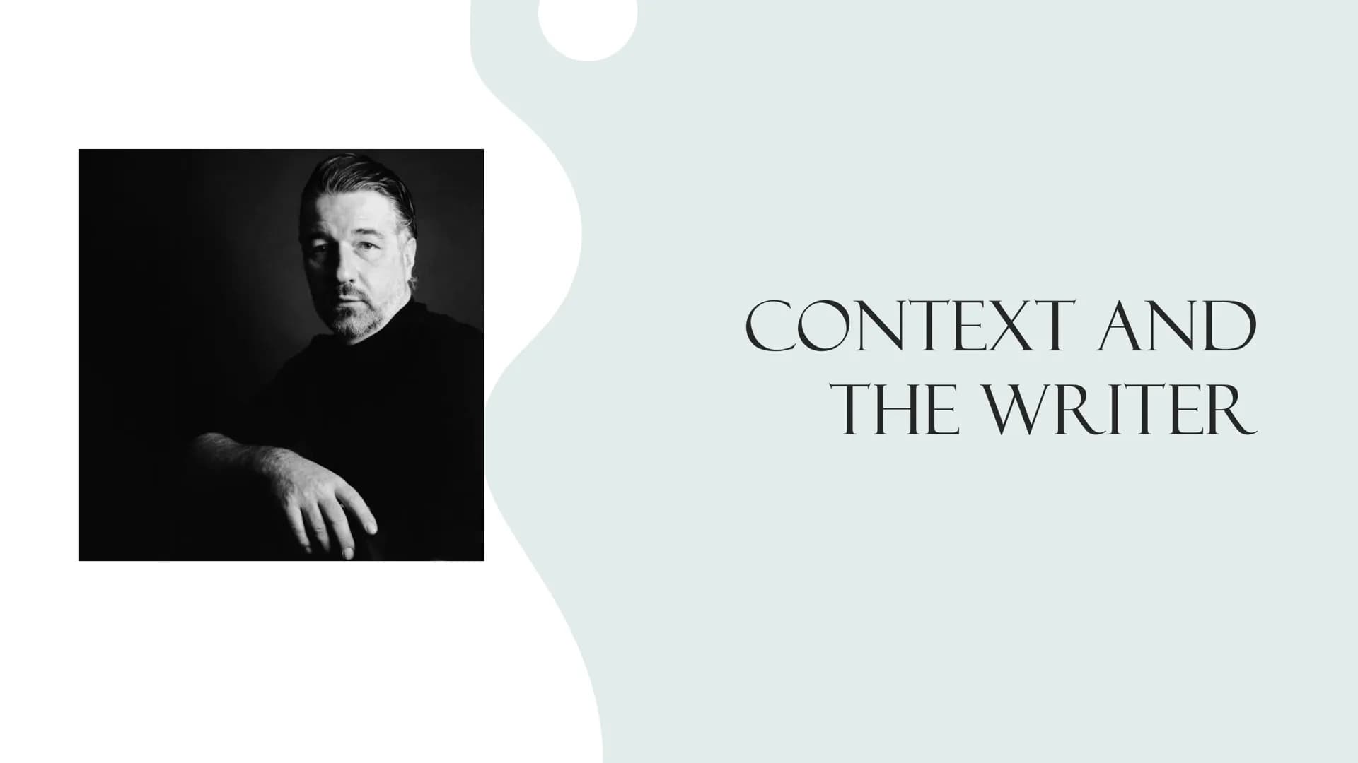 # BLOOD
# BROTHERS
# PORTFOLIO

BY SHAYE KELLY CONTEXT AND
THE WRITER # CONTEXT
Blood brothers is about two twin boys who were separated at 