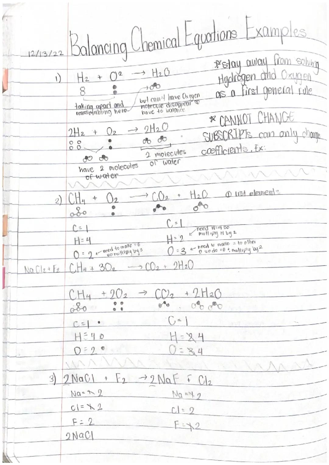 
<p>Balancing chemical equations is an essential skill in chemistry. It involves ensuring that the number of atoms for each element is balan