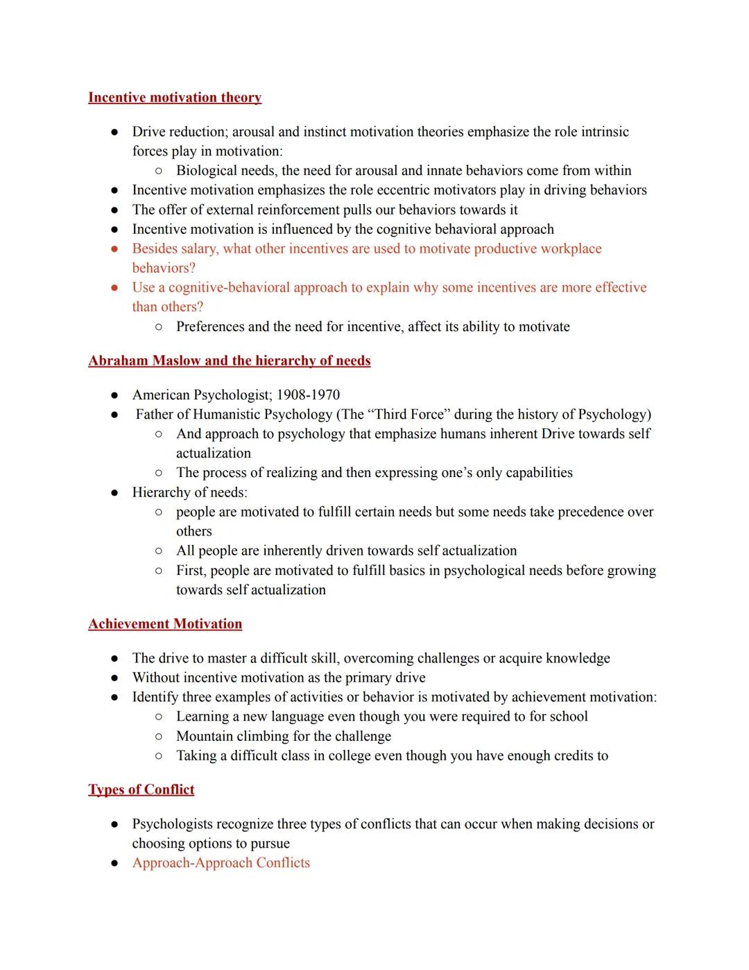 # Unit 7: Motivation, Emotion, & Personality

## Motivation

"Your drive, reason, or inspiration for doing something"

A psychological force