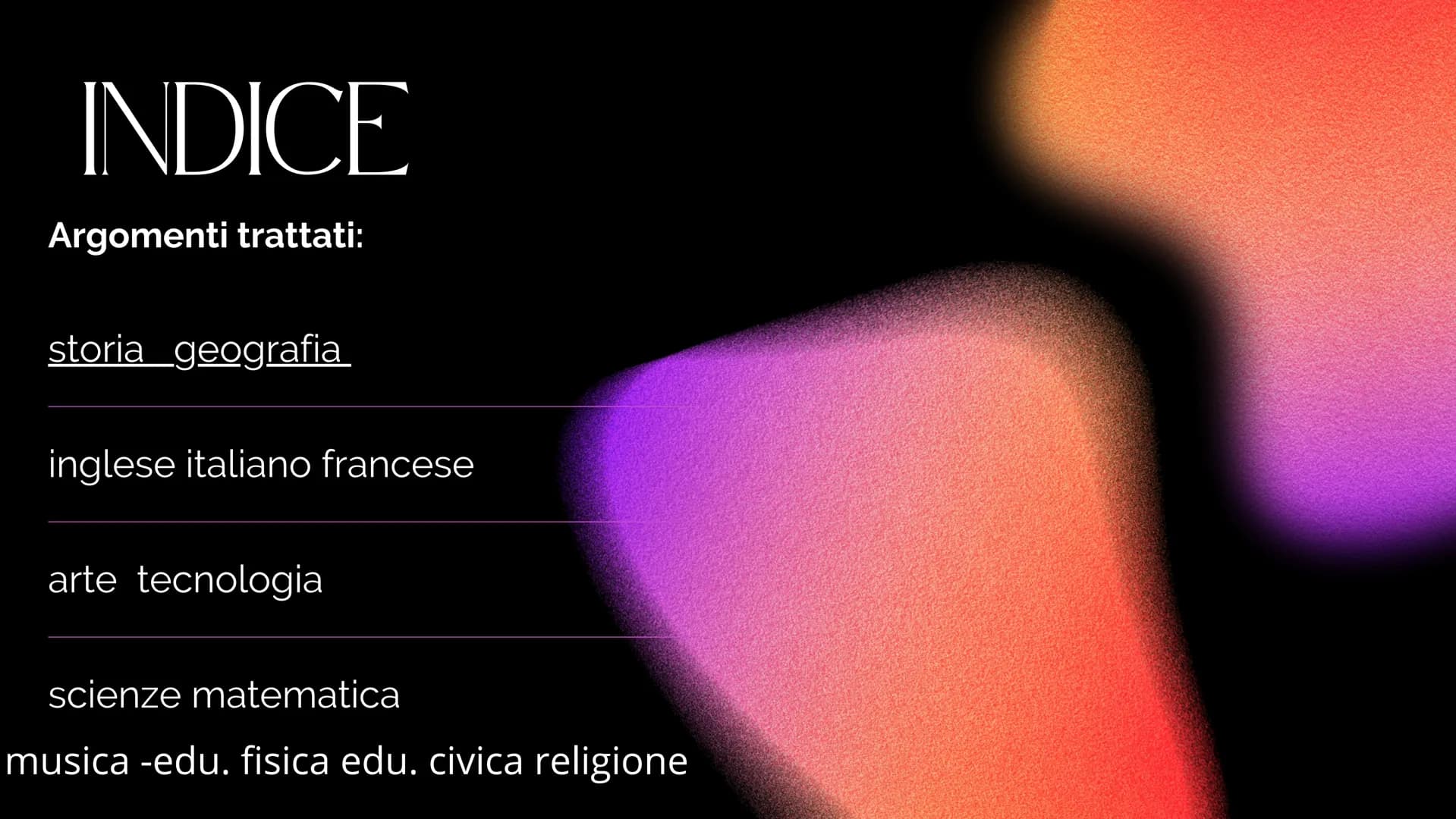 # IL MANGA

tesina terza media # INDICE

Argomenti trattati:

storia_geografia

inglese italiano francese

arte tecnologia

scienze matemati