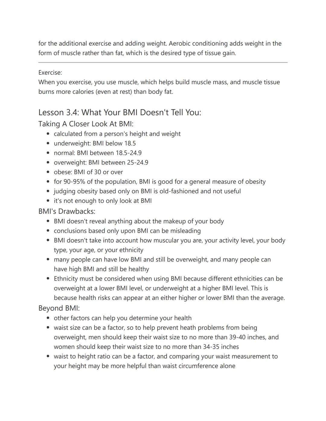 # Unit 3

Unit 3:

Lesson 3.1: Body Composition Lesson:
Understanding Body Composition:

*   your body fat percentage is similar to your res