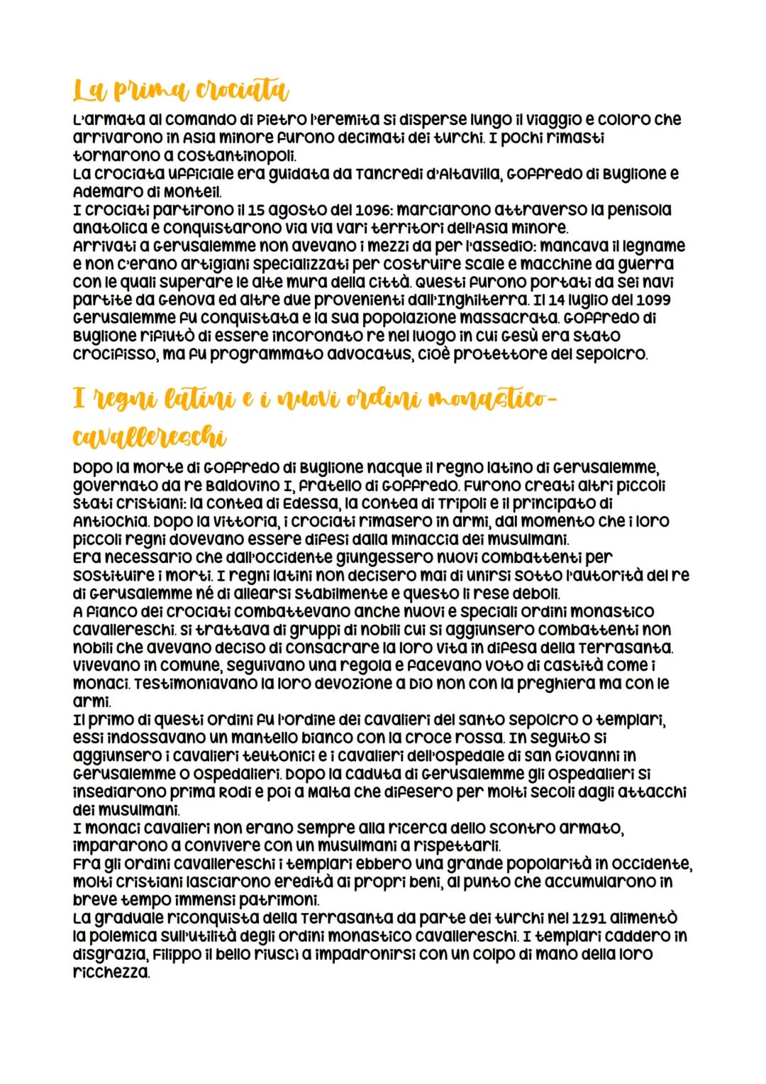 # Le crociate in oriente e in

# Occidente

## Il pellegrinaggio in Terrasanta

### Un atto di devozione

L'XI secolo è stato un periodo di 