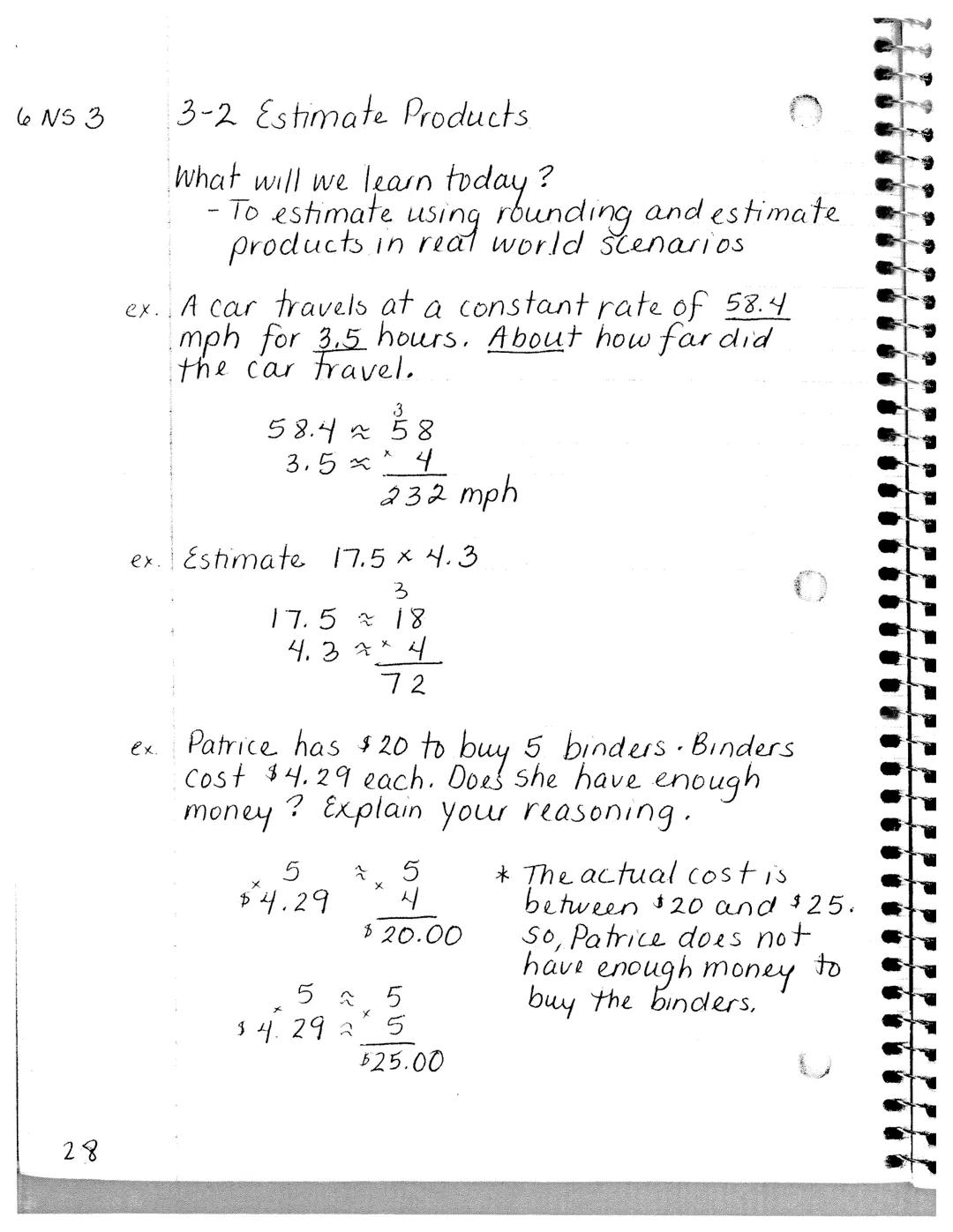 6 NS.3

}
3-1 Add and Subtract Decimals




Essential Question
-How can estimating be helpful?
• Check for reasonableness and use before
com