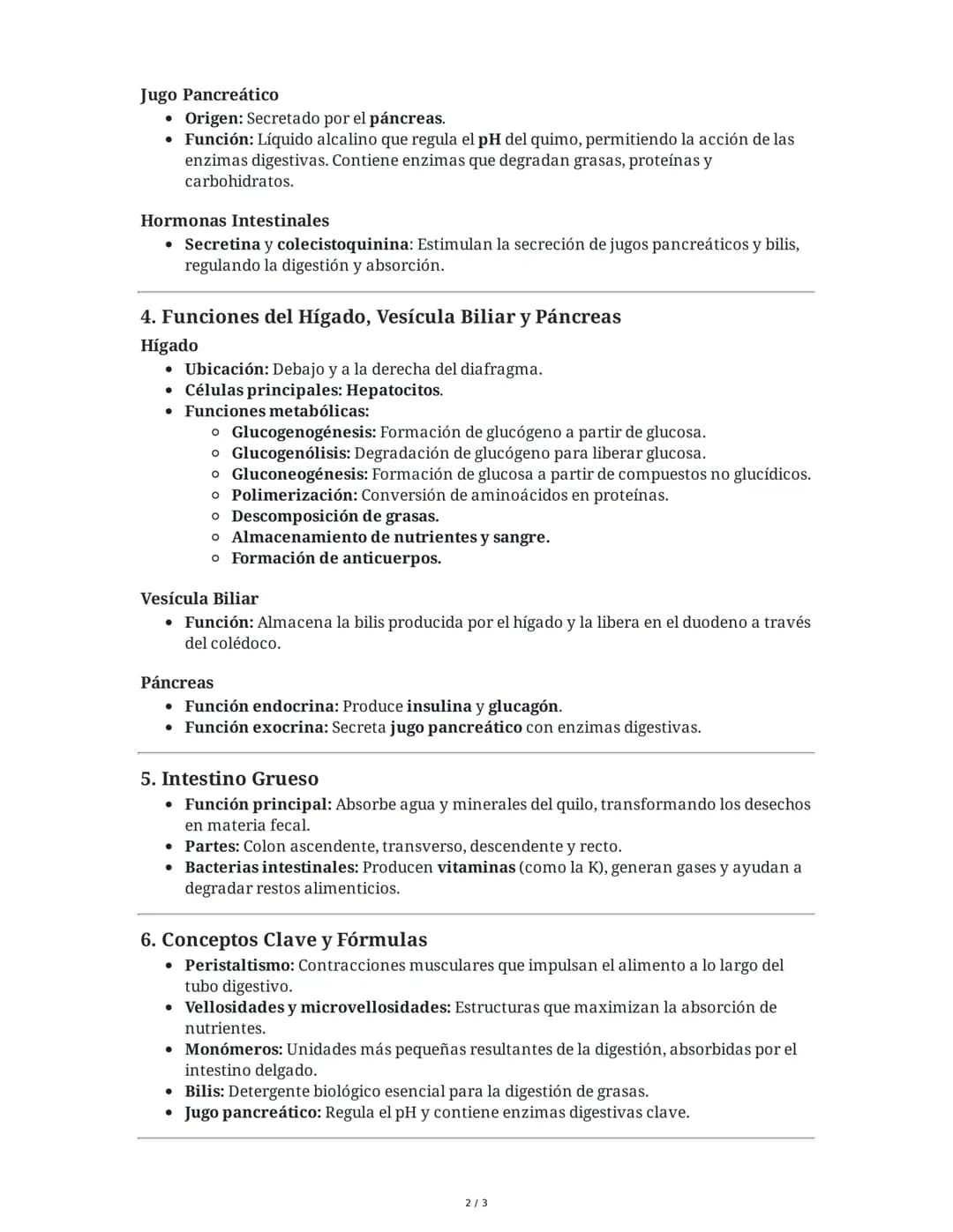 # Digestión Química y Absorción en el Intestino Delgado

## 1. Introducción al Intestino Delgado

El intestino delgado es un tubo muscular d