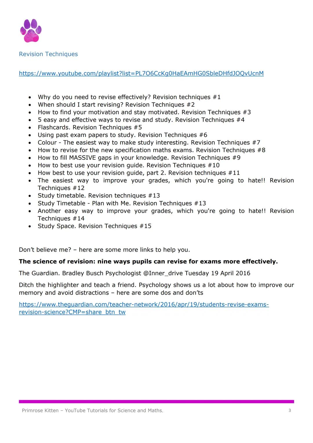 Maths
Revision
Guide

r
(=2лг
2
2
to
2x
Higher
Tier

Primrose Kitten
YouTube tutorials for GCSE and A-Level
+
π
X÷ *
Chances are if you want