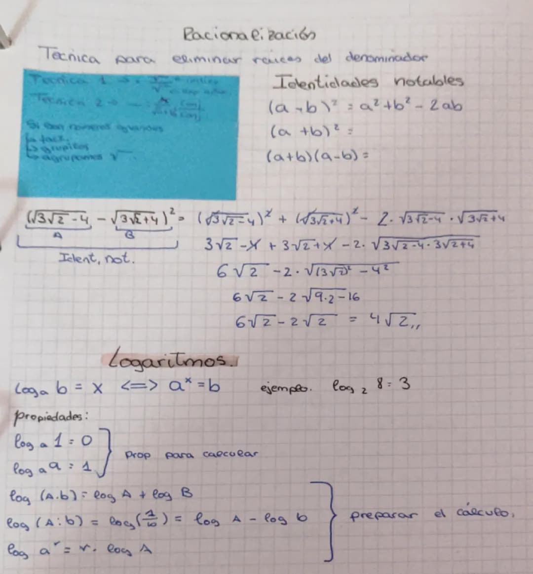RECUERDA
++:+
+:-=-
-:+=
-:-=-
X:3
Operaciones con NIR
Transformar a
tracción:
1,75$\rightarrow\frac{175}{100}$
• Raices:
Indice
$\sqrt[n]{a