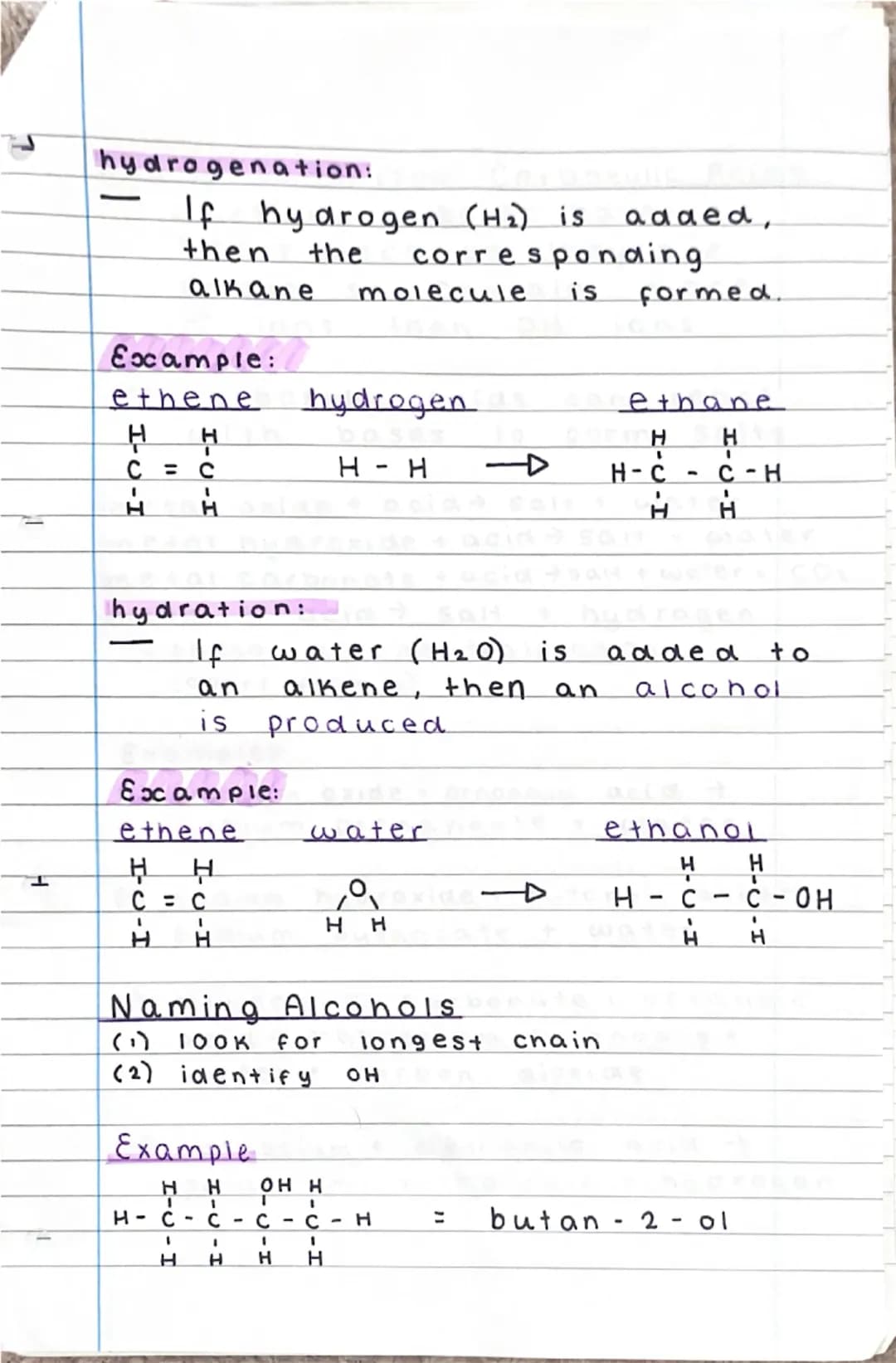 # unitschemistry

homologous series
= a group of substances with
the same general formula
and similar chemical
properties

General Formulas:
