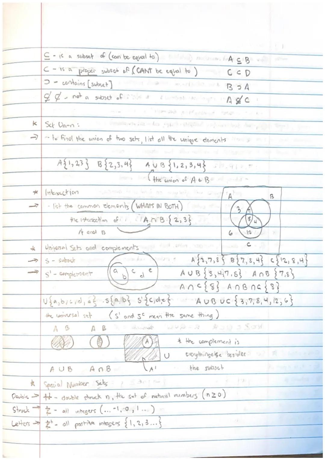 1.2 Intro to Sets

→seta collection of distinct objects [numbers]
* all different, no reptition

→cleimeints the different objects in a set

