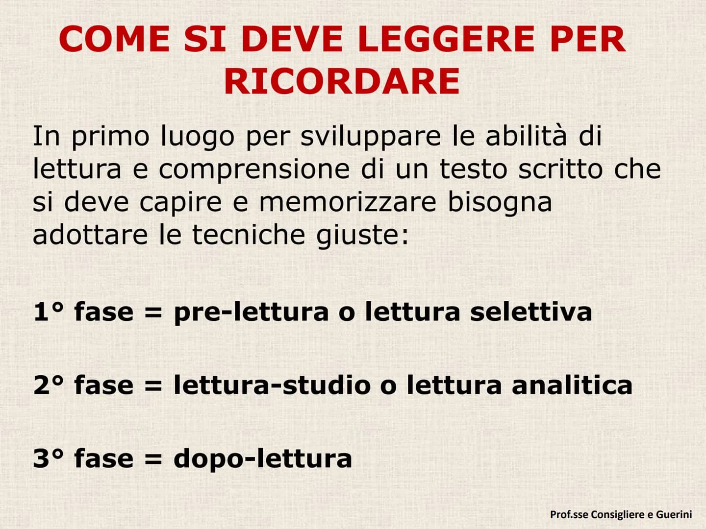 D) STUDIO E MAPPE # L'INTERROGAZIONE E LA
VERIFICA NON POSSONO
BASARSI SOLO SULLO
STUDIO DEGLI APPUNTI!

QUASI SEMPRE LO STUDIO
DEGLI APPUNT
