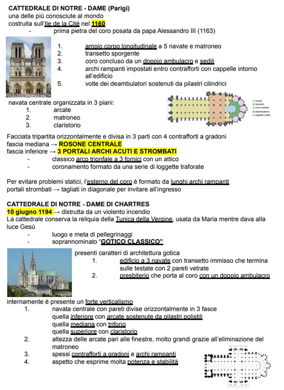 # IL GOTICO

intorno alla metà del XII sec. sull'Île de France

- vigore economico
- slancio sugli scambi mercantili
- nascono i BORGHI, vig