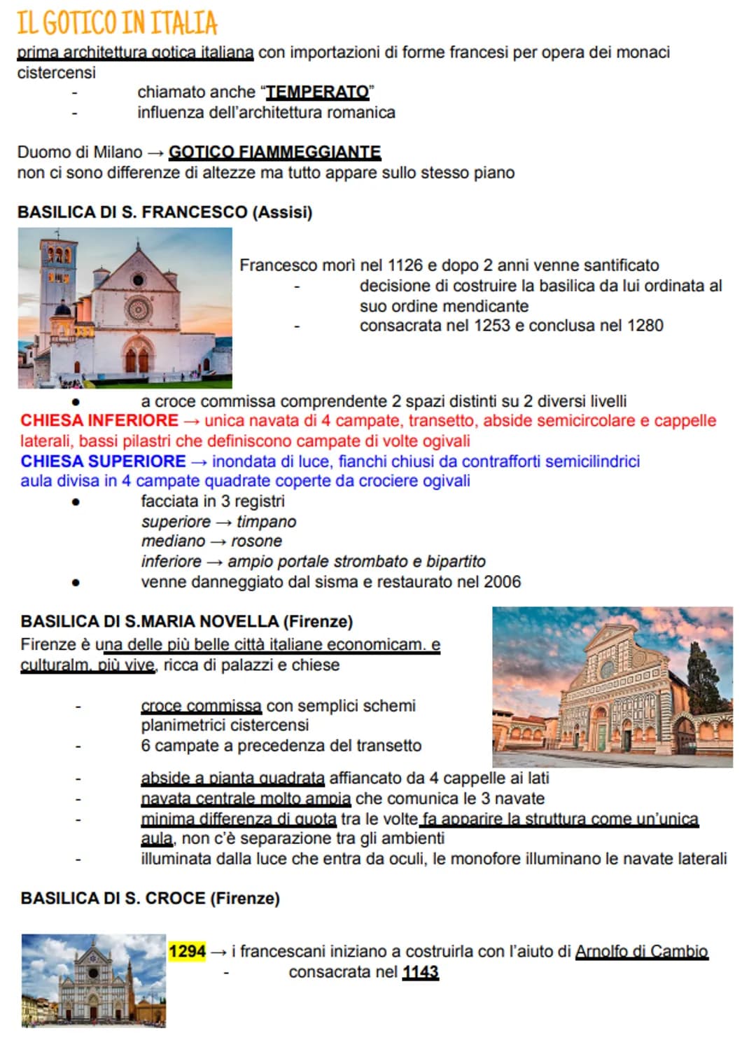 # IL GOTICO

intorno alla metà del XII sec. sull'Île de France

- vigore economico
- slancio sugli scambi mercantili
- nascono i BORGHI, vig