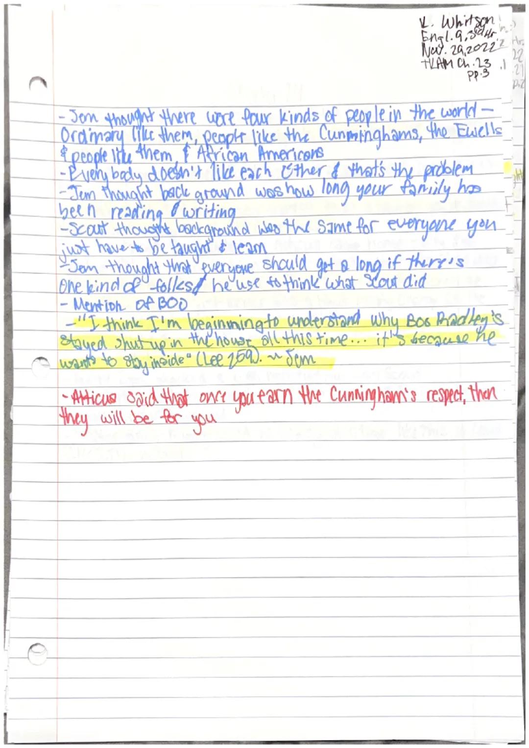 
<p>In Chapter 22, Jem is deeply affected by the outcome of Tom Robinson's trial and believes that the verdict was unfair. This shows how At