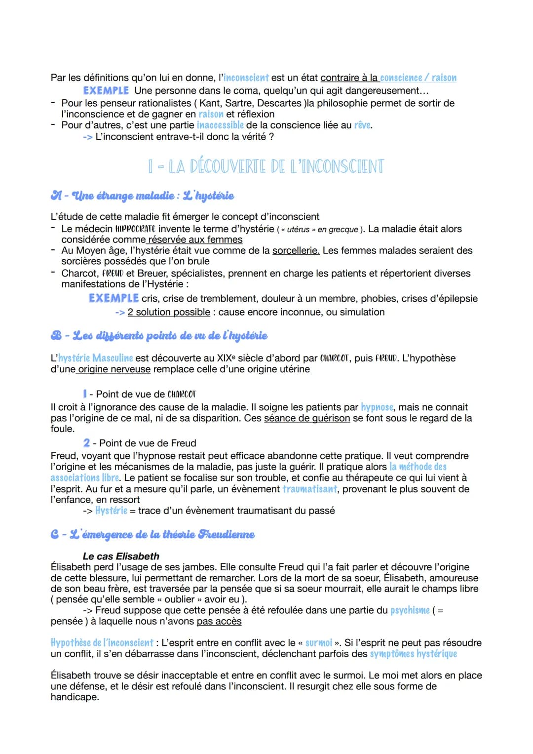CHAPITRE III

L'inconscient

AU CINÉMA LE 9 NOVEMBRE Par les définitions qu'on lui en donne, l'inconscient est un état contraire à la consci