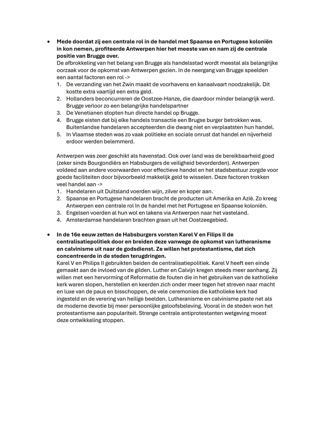 Uitleg hoe zit de samenvatting in elkaar:

- Streepjes betekenen begrippen bijvoorbeeld ->
- Ambachtslieden -> personen die in de nijverheid