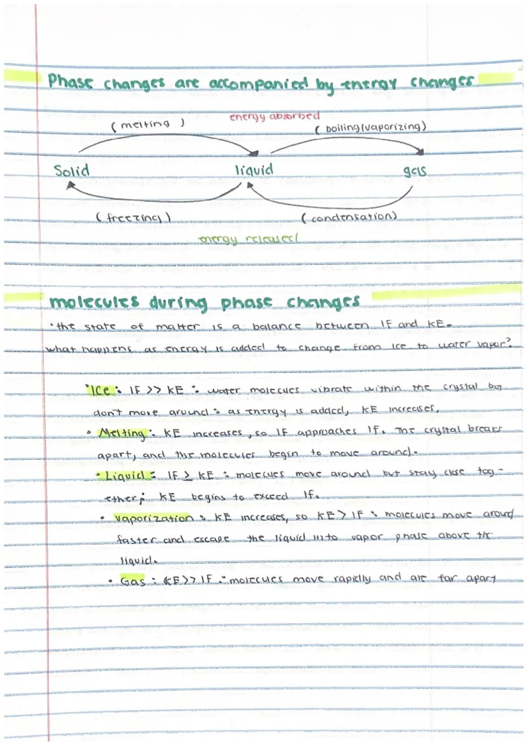 # 1.14 Phase Diagrams

Show
Phase Diagrams


temp.

tell you

phase

pressure.

triple point

Phase diagrams help you visvalize the relation